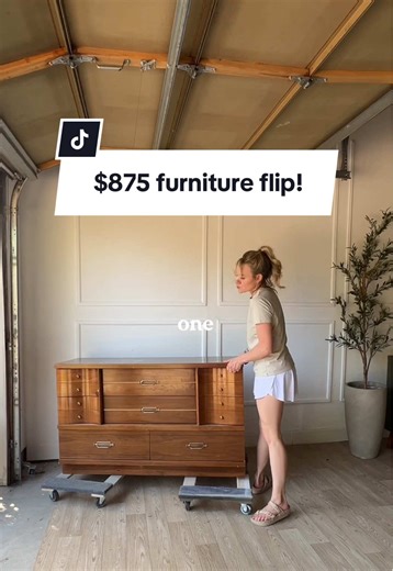 this one almost didn’t get sold b/c i wanted to keep her 🤩 if you want to stop saving inspo videos & start flipping, my little beginners guide to flipping furniture for profit is in my bio…that little auto DM thing doesn’t seem to work on here. the guide ($37) is not professional advice 🤣 i’m still a beginner okay?!…it is simply “here’s exactly what I did step-by-step to make $9,550 my first few months, because my ADHD brain wanted someone to give me a cheat sheet when I started...” Included… 