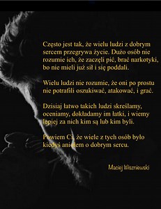 Nie oceniaj innych. | Maciej Wiszniewski
