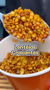 Lentejas crocantes 🤯, este es un snack muy fácil de preparar. #snacks #comida #recetascaseras #recetasfaciles #parati | Said.eats
