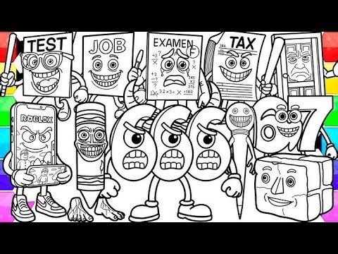 TOP Italian Brainrot Memes Hew Coloring Pages/ How to Color All New Popular Memes