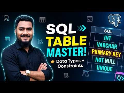 SQL Data Types & Constraints | Build Tables Like a Pro