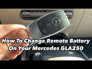 2022 Mercedes GLA250 Remote key fob battery replacement / how to open and change