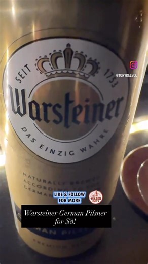 Warsteiner German Pilsner for $8! #beer #review #traderjoes #beerlovers #germany