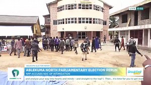 451K views · 5.7K reactions | BREAKING: “Absolute bonkers! Unbelievable” – Unidentified men attack officers, NPP PC Nana Akua Owusu Afriyie and Hawa Koomson at St. Peter’s polling station. Tensions flared as a group of unknown individuals disrupted the process, leading to chaos at the Ablekuma North rerun centre. #ChannelOneNews #ElectionBureau #AblekumaNorth #AblekumaNorthRerun | Citi 97.3 FM | Facebook