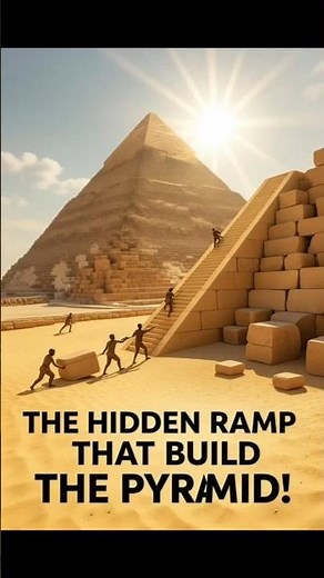 How the Egyptians Really Built the Pyramids ! The Forgotten Ramp Theory Explained #forgottenhistory