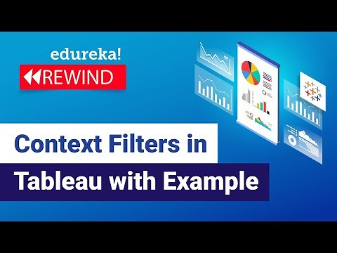 Context Filters in Tableau with Example | Tableau Filters Tutorial | Tableau | Edureka Rewind - 3