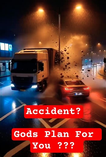 Car vs Lorry Narrow Accident Escapes | Bhagwan har pal hamare saath hai | Enni Talachina Song