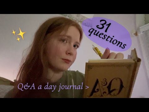 asmr - asking you random questions & writing your answers