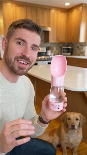 2 IN 1 PORTABLE PET FEEDER - PINK