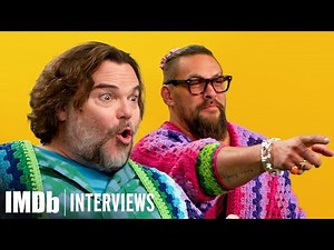 A MINECRAFT MOVIE Stars Play Minecraft or Mythcraft! | IMDb Interview