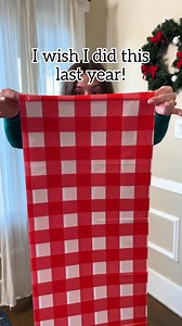 🎄 Use a plastic tablecloth under your Christmas Tree to protect the floors! #Christmas #christmastree #christmasdecor #trees | Jeff & Lauren