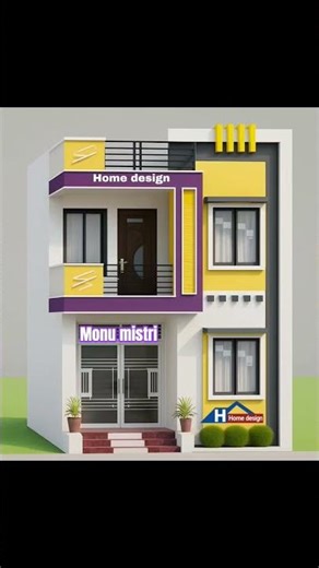 house front design Indian style single floor