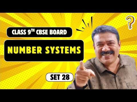 9th CBSE I Number Systems I Set 28 I Reji Jose Tuition