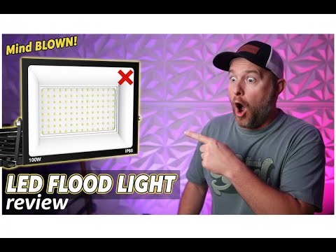 LED Flood Light Review That Will Blow Your Mind! Link In Description 👇
