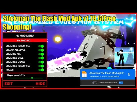 Stickman The Flash Mod Apk Unlocked All Weapons 2024 Mediafıre Terbaru 2025 Unlimited Money