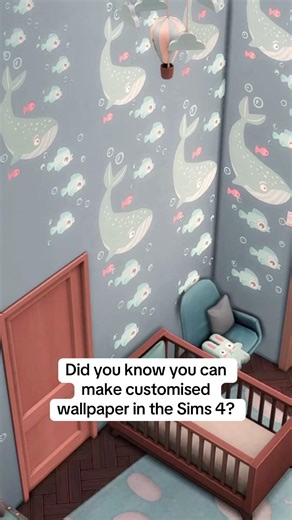 Creating customised Wallpaper in The Sims 4 #thesims4 #sims4 #sims