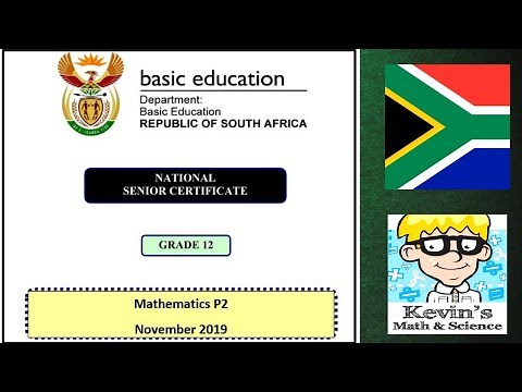 Grade 12 Maths paper 2 november 2019