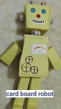 How to Make a Robot at Home using Cardboard | Easy School Project#diy #viral #shorts
