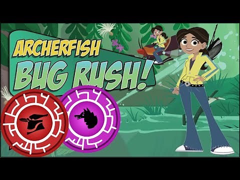 Wild Kratts Aviva's Archerfish Bug Rush || Wild Kratts Games