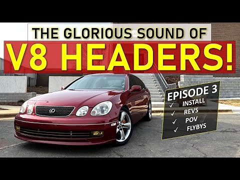 Finally installed headers in my GS400! Cold starts, revs, POV and flybys.