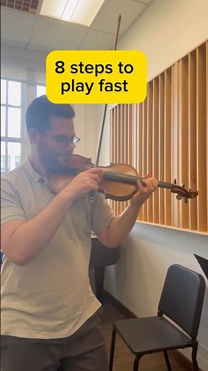 Play fast on the violin in 8 steps🎻
