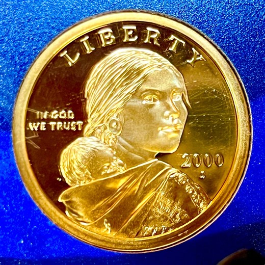 1999 - 2000 United States Mint Coin Proof Set Including the Collectible Sacagawea Coin - Etsy