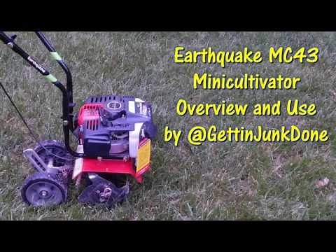 Earthquake MC43 Minicultivator Overview & Use by ‪@GettinJunkDone‬