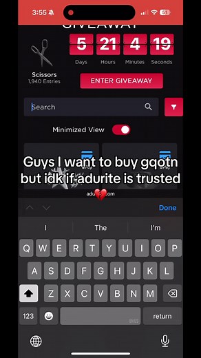 Is Adurite Trusted for Roblox Limiteds? GQOTN Purchase!