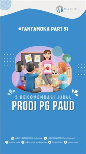 🎓5 Judul Pendidikan Guru PAUD📚