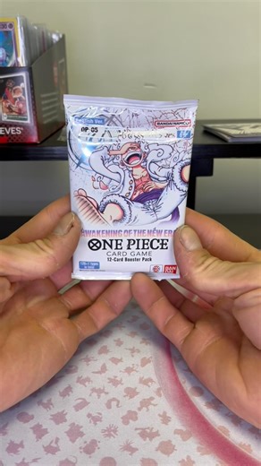 Opening 1 pack of One Piece OP05 Awakening Of The New Era!