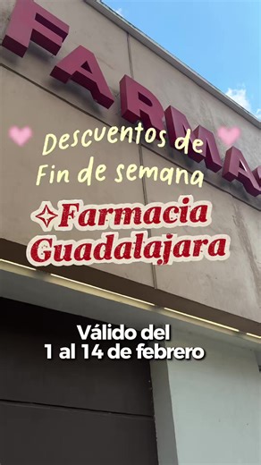 Descuentos de Fin de Semana en Farmacia Guadalajara