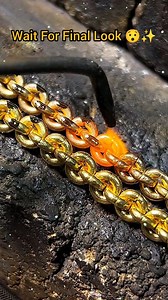 24k Raw Gold To Luxury Chain Making 🔥 😯. #handcraftedjewelry #chainmaking #jewelrymaking #viralreels #reels | Sekh Arif Ali