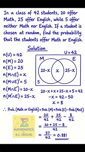 Venn Diagram - Probability