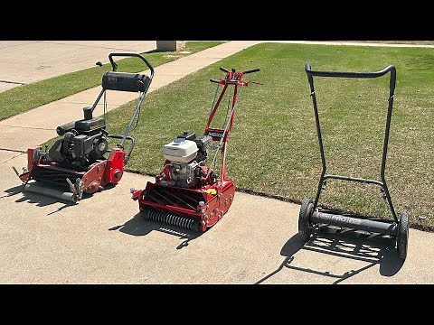 Reel Mowers: McLane 20" Greens Keeper vs Toro Greensmaster 1000 vs Scotts Pro 18"