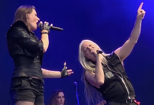 Watch: NIGHTWISH's FLOOR JANSEN Reunites With MARKO HIETALA For Two Songs At Finland's KUOPIOROCK Festival