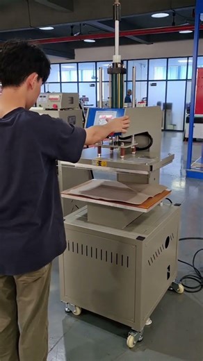 Pneumatic overhead adjustable-height heat press machine