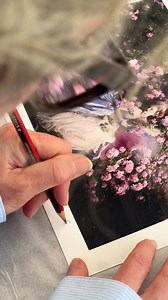 Signing a Special Edition archival book print "Rose Blush" by Alexia Sinclair | Alexia Sinclair