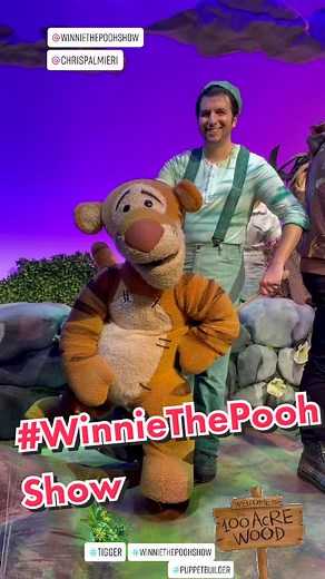 Behind the Scenes of a Special Winnie The Pooh Puppet Show in NYC