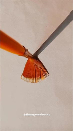 Relaxing paint✨🧡🤍✨#art #ytshorts #shortsfeed #shorts #youtubeshorts #painting #viral