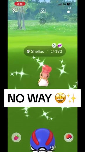 Shiny Shellos Found in Pokémon GO! 🤩✨
