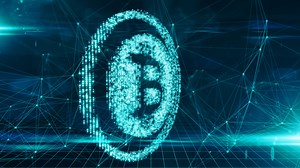 Bitcoin Blockchain Crypto Currency Digital Stock Footage SBV-317658908 - Storyblocks