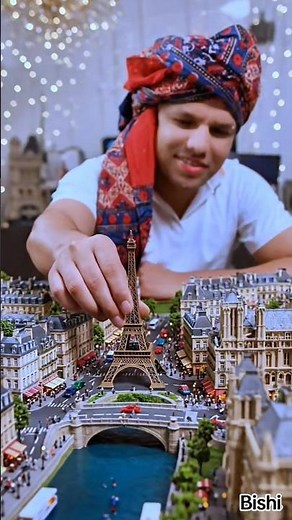 Eiffel Tower City | Amazing 3D VFX Paris Scene 🌍✨#shorts #ytshorts #vfx #3d #city #youtubeshorts