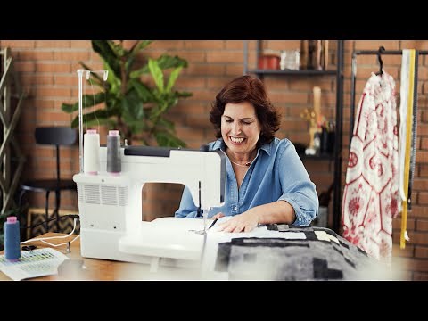 Super fast sewing and quilting with the new bernette 08 Straight Stitch machine