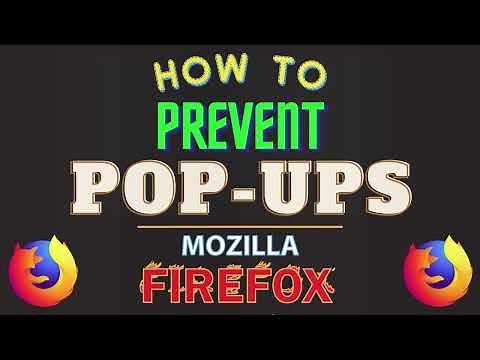 How to Prevent Pop-Up Windows in Mozilla Firefox Web Browser | PC Tutorial