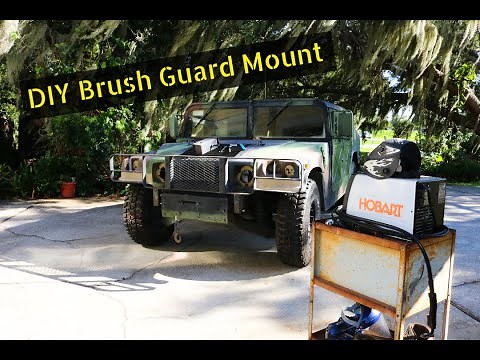 Humvee Build - Installing BRUSH GUARD MOUNTS FOR YOUR HMMWV