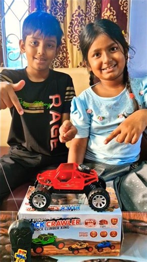 NEW RC CAR UNBOXING WITH RAYYAN #rccar #remotecars #newrccar #meherthecutepie #kidsplaying #meher