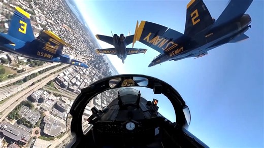 They fly inches apart at 500 mph but not in the same aircraft