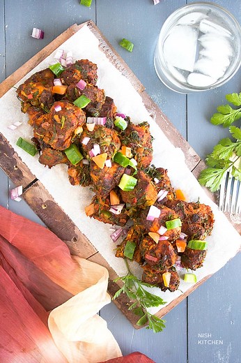 Chicken Chaat | Video - Nish Kitchen