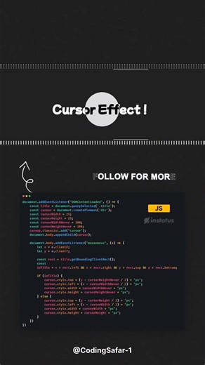 Cursor Effect You’ll Love ❤️
