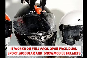 Meet Wipey: A tiny electric wiper for motorcycle helmet visors – must-have gadget for monsoons